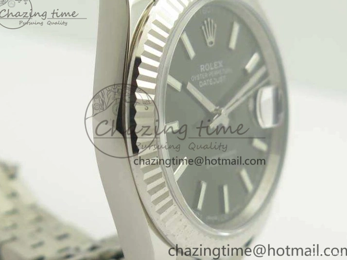 0201 DateJust 126334 SS REF 1:1 Best Edition Gray Dial Stick Markers On New Version Jubilee Bracelet A Bold 3477